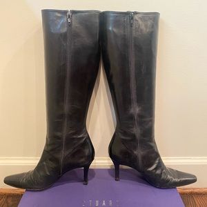 Stuart Weitzman Leather Heeled Boots